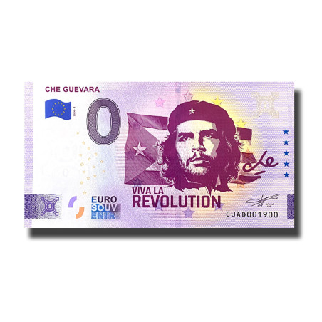 0 Euro Souvenir Banknote Che Guevara Cuba CUAD 2024-2