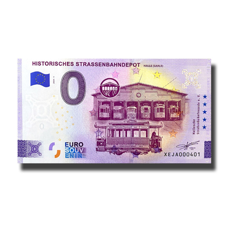 0 Euro Souvenir Banknote Historisches Strassenbahndepot Germany XEJA 2024-1