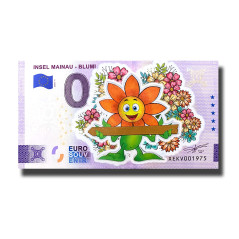 0 Euro Souvenir Banknote Insel Mainau-Blumi Colour Germany XEKV 2024-4