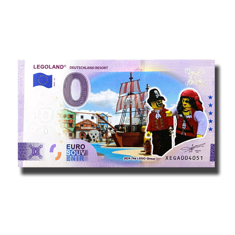 0 Euro Souvenir Banknote Legoland Colour Germany XEGA 2024-16