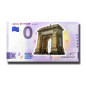 0 Euro Souvenir Banknote Arcul de Triumf Colour Romania ROAN 2024-1