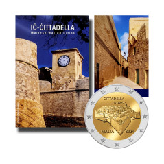 2024 Malta Ic-Citadella Maltese Walled Cities 2 Euro Coin