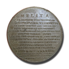 1793 Knights of Malta De Rohan Bronze Medal