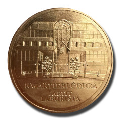 Malta Labour Party Medal 'Kwartieri Godda Partit Laburista' Copper