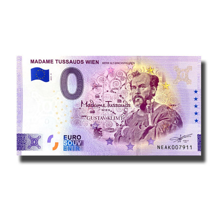 0 Euro Souvenir Banknote Madame Tussauds Wien Austria NEAK 2023-4