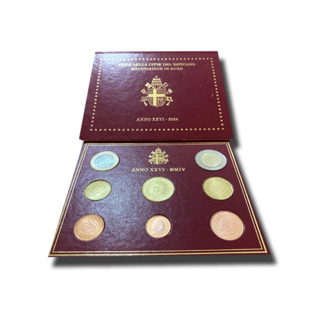 2004 Vatican Euro Coin Year Set