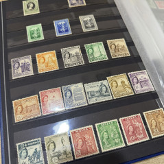 1860-1990 Malta Stamp Collection Mint and Used Extremely Fine Condition Cat $850