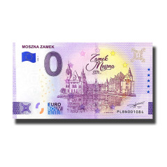 0 Euro Souvenir Banknote Moszna Zamek Poland PLBN 2024-1