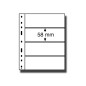 Leuchtturm Plastic pockets Optima 4C Sheets clear Pack of 5