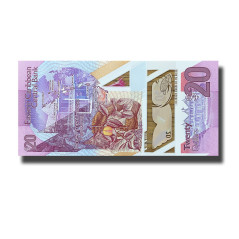 2019 Eastern Caribbean 20 Dollars P58 Polymer Banknote Uncirculated