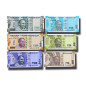 2023 India 10,20,50,100,200,500 Rupees Set of 6 Banknote Uncirculated