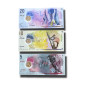 2017 Maldives 5, 10, 20 Rufiyaa Set of 3 P26a Polymer Banknote Uncirculated