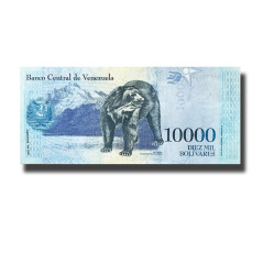 2017 Venezuela Diez Mil Bolivares Banknote Uncirculated