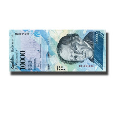 2017 Venezuela Diez Mil Bolivares Banknote Uncirculated