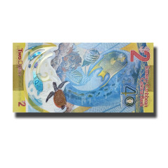 2024 Eastern Caribbean 2 Dollars Polymer Banknote Uncirculated