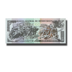 2019 Honduras 5 Lempiras Banknote Uncirculated