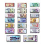 World Banknotes Uncirculated Set of 20: Libya, Indonesia Nigeria, Zimbabwe, Guyana and more