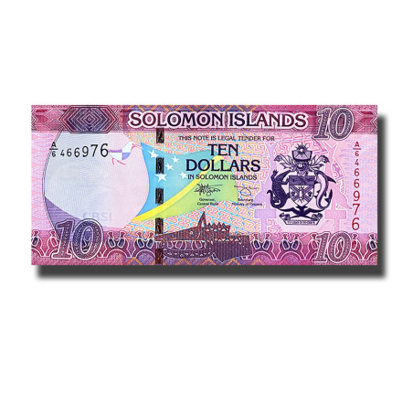 Solomon Islands 10 Dollars Banknote Uncirculated