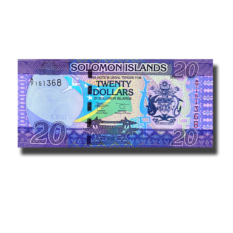 2017 Solomon Islands Twenty 20 Dollars Banknote Uncirculated