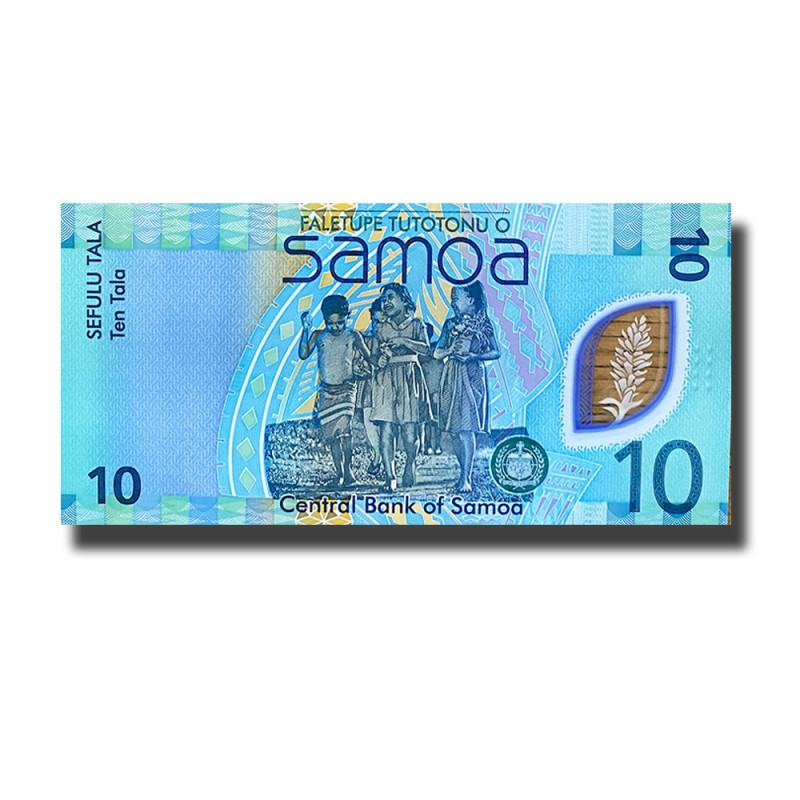 2023 Samoa 10 Tala Polymer Banknote Uncirculated