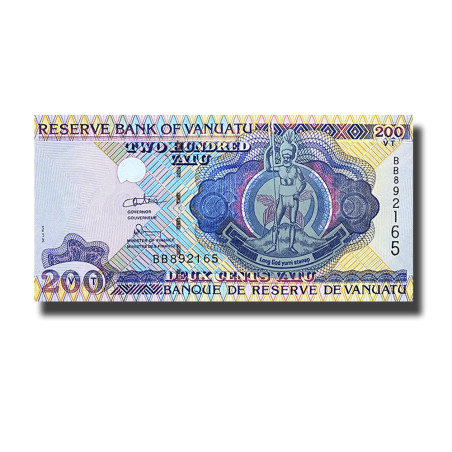 Vanuatu 200 Vatu P8b Banknote Uncirculated