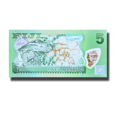 2013 Fiji 5 Dollars P115 Polymer Banknote Uncirculated