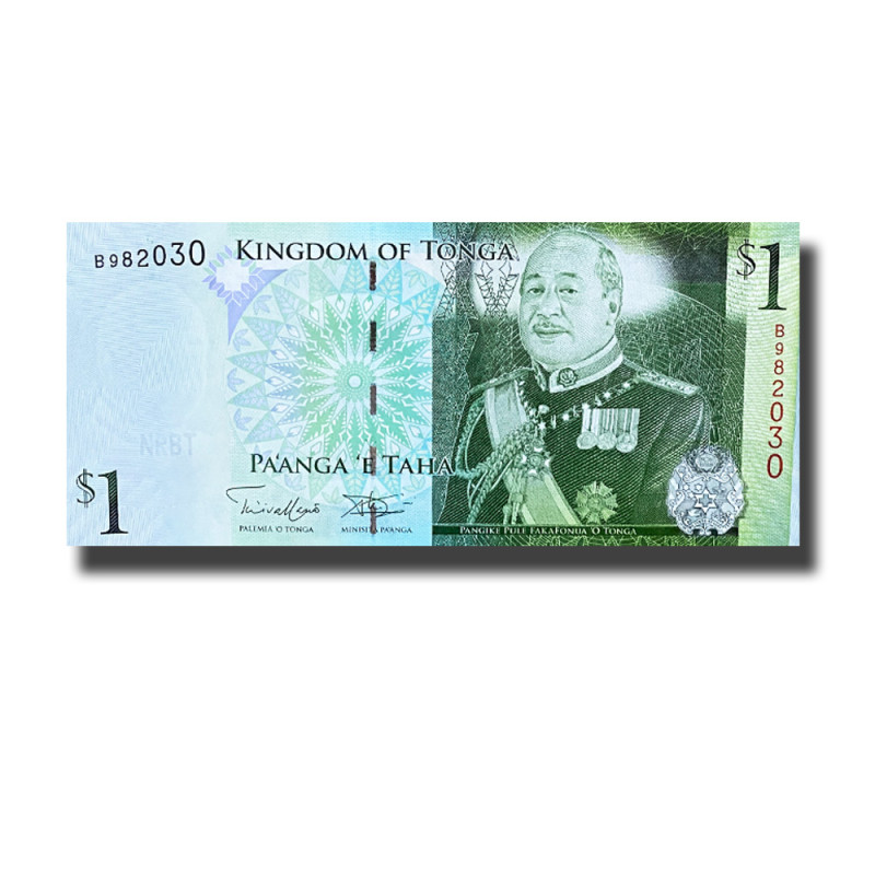 2008 Tonga 1 Dollar Banknote Uncirculated