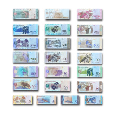 Venezuela Set of 22 Bolivares Banknotes Uncirculated