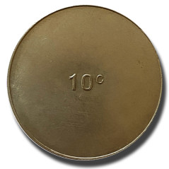 1972 Malta Coin 10c Prova Test Coin Trial Coin Extremely Rare