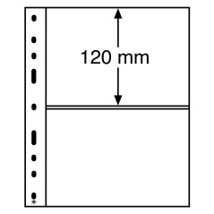 Leuchtturm Clear Plastic Pockets Optima 2c Pack of 10