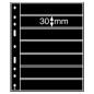 Leuchtturm Black Plastic Pockets Optima 7s Pack of 10