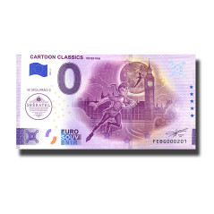 0 Euro Souvenir Banknote Cartoon Classic Peter Pan- Sberatel Malta FEBG 2024-2