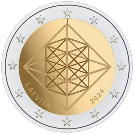 2024 Latvia Puzuris 2 Euro Coin