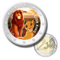 2 Euro Coloured Coin The Lion King