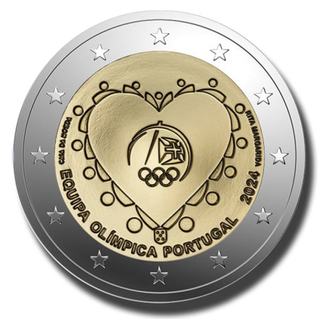 2024 Portugal Olympic Games 2 Euro Coin