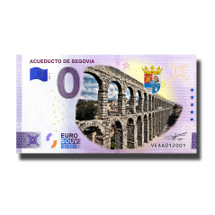 0 Euro Souvenir Banknote Acueducto de Segovia Colour Spain VEAA 2024-2