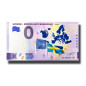 0 Euro Souvenir Banknote Sverige- Sweden Nato MemberShip Colour Sweden KEAB 2024-1