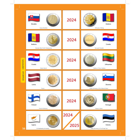 2€ Euro Commemorative Page 56