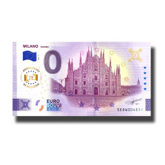 Anniversary 0 Euro Souvenir Banknote Milano Duomo Italy SEDW 2025-3