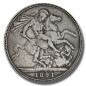 1891 VICTORIA CROWN SILVER COIN