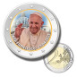 2 Euro Coloured Coin Papa Francesco 21.04.25