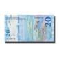 2025 Curacao 20 Caribische Gulden Banknote Uncirculated