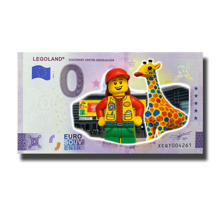 0 Euro Souvenir Banknote Legoland Discovery Centre Oberhausen Colour Germany XEQT 2025-1