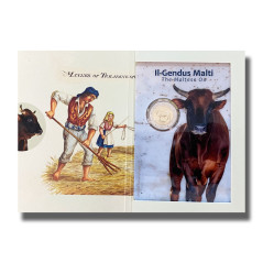 2025 Malta Il-Gendus Malti The Maltese Ox 2 Euro Coin Card