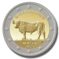 2025 Malta Il-Gendus Malti The Maltese Ox 2 Euro Coin Card
