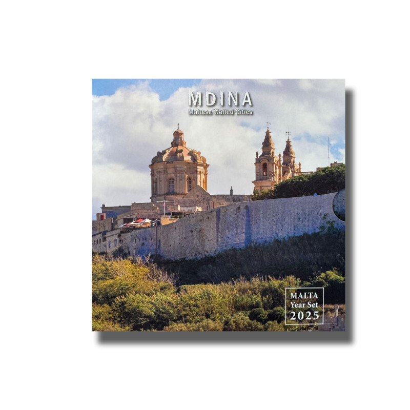 2025 Malta Dated Coin Set in BU Folder