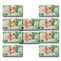 Zambia Ten Kwacha Pack of 10 Uncirculated Banknotes