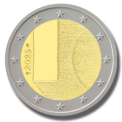 2025 Finland Diplomacy and Foreign Policy- English Version 2 Euro Coin Card