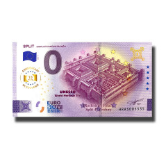 Anniversary 0 Euro Souvenir Banknote SPLIT DIOKLECIJANOVA PALACA Croatia HRAS 2025-1