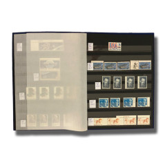 World Stamp Collection MNH in Album Belgium France England Israel Usa Canada Faroe Island Catalogue Value €300